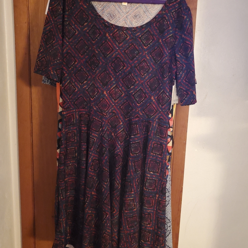 2XL and 3XL Nicole LuLaRoe dresses, 3XL Julia